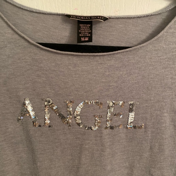 Victorias Secret Angel Sequin Pajama Top - Picture 3 of 5